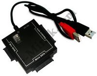 Переходник-адаптер для жесткого диска SATA - USB 2.0 AGESTAR FUBSP, КНР