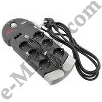 Сетевой фильтр APC SurgeArrest 6 outlets with Phone Protection (PH6T3-RS), КНР