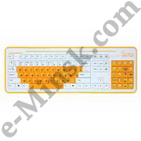 Клавиатура CBR Simple S8 White, КНР