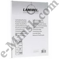 Пленка для ламинирования Fellowes 100мкм A4 (100шт) глянцевая Lamirel LA-7865801, КНР