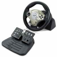 Руль Genius TwinWheelF1mini с педалями для PCPlayStation2 с виброотдачей, КНР