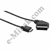 Кабель Hama H-34222 multi-AV 12pin - SCART(m-m) для SONY PS2 1.8 м, КНР