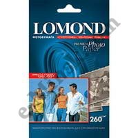 Фотобумага Lomond Premium (1103131) A6 (10.2x15.2), 260 / суперглянец / 20л, КНР