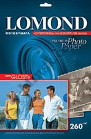 Фотобумага Lomond Premium (1103101) A4, 260 / суперглянец / 20л, КНР