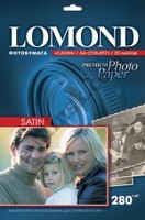 Фотобумага Lomond Premium (1104201) A4, 280 / матовая "Сатин" / 20л, КНР