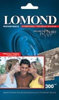 Фотобумага Lomond Premium (1109101) 10x15, 300 / суперглянец / 20л, КНР