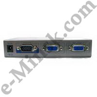  MultiCo EW-S002VEC 2-Port Video Splitter (VGA15M+2xVGA15F), 