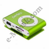 MP3  Perfeo Music Clip Titanium VI-M001 (MP3 Player, MicroSDHC, USB2.0,  Li-Ion), 