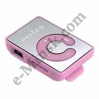 MP3  Perfeo Music Clip Color VI-M003 (MP3 Player,  MicroSDHC, USB2.0, Li-Ion), 
