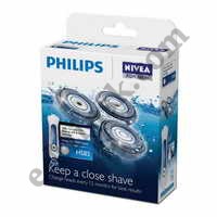 Комплект насадок Philips HS85/60, 3 головки для бритв серии HS8400 Philips Nivea for Men (HS80…/HS84…), КНР