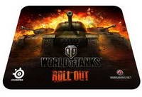 Коврик для мыши профессиональный игровой Steelseries QcK World of Tanks edition (67269), КНР