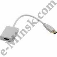 Кабель-переходник (видеокарта) Telecom TA700 USB3.0 - HDMI (F), КНР