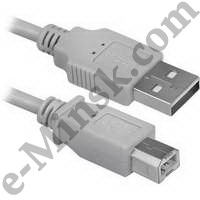 Кабель USB 2.0 A-B (для принтеров), 5м, профессиональный, КНР