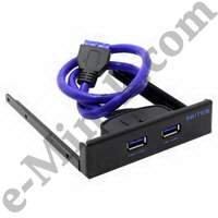 Хаб (концентратор) USB на лицевую панель корпуса 3.5" USB3.0 2-port Front Panel