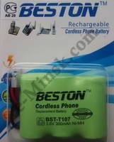 Аккумулятор для радиотелефонов аналог Panasonic HHR-P301, P-P301, T107, T279, P301, 300mAh 3.6V, КНР