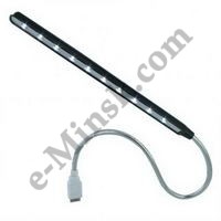 USB-лампа, фонарик на гибкой ножке (10 диодов), КНР