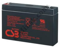 Аккумулятор для ИБП, игрушек 6V/7.2Ah CSB GP-672 F2, КНР