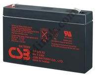   ,  6V/7.2Ah CSB GP-672 F2, 