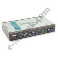 Переключатель KVM Switch D-Link DKVM-4K (4-портовый, PS/2), КНР