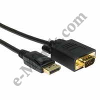    DisplayPort (DP)-VGA Hama 00054592, 1,8, 