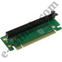 Адаптер Riser card PCI-Ex16 M -> PCI-Ex16 F, Г-образная, 2U, КНР