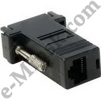  VGA    Extender Espada EVGAM to RJ45F (VGA 15M- RJ45F,  20), 1, 