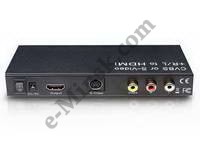  S-Video, 3xRCA -> HDMI, 