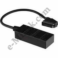 -  ,   . Hama Splitter 3-way SCART(m)-3 x SCART(f) 0.5m (H-122226), 