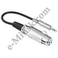  Hama H-122392 XLR ()- miniJack 3.5 () , 