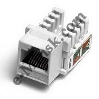  RJ-45, keystone,  110, cat 5e, 