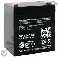 Аккумулятор для ИБП 12V/4.5Ah Kiper GP-1245 (F2), КНР