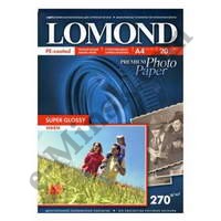 Фотобумага Lomond Premium (1106101) A4, 270 / суперглянец / 20л, КНР