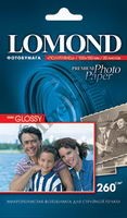 Фотобумага Lomond Premium (1103302) 10x15, 260 / полуглянец / 20л, КНР