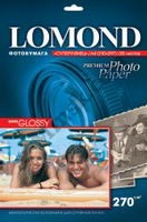 Фотобумага Lomond Premium (1106100) A4, 270 / суперглянец / 20л, КНР