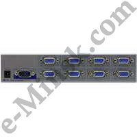  MultiCo EW-S008VEC 8-Port Video Splitter (VGA15M+8xVGA15F), 