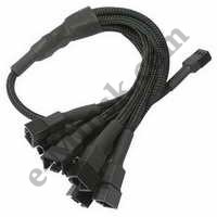   Nanoxia 3-pin Molex (F) -> 9  3-pin Molex (M), 60 (NX-3P-9X3P-60), 