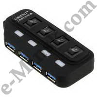  () USB Orient BC-306 USB3.0 Hub 4 port  