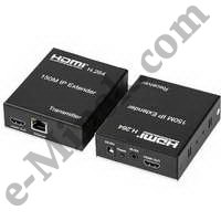  HDMI    Orient VE046 HDMI Extender (HDMI 19M-> RJ45 -> HDMI 19M,  150,      ) , 