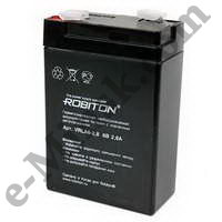 Аккумулятор для ИБП 6V/2.8Ah Robiton VRLA6-2.8, КНР