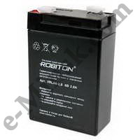    6V/2.8Ah Robiton VRLA6-2.8, 