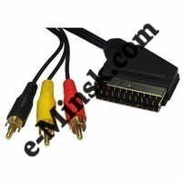  SCART - 3 RCA (), 1,5, 