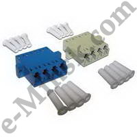 Адаптер оптический TWT LC, SM, 4 порта, корпус SC TWT-4LC/S-AM-SM, КНР