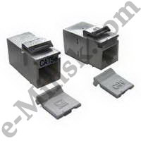   RJ-45, , .5E,  Keystone,  TWT LAN-KCP45U5E-WH, 